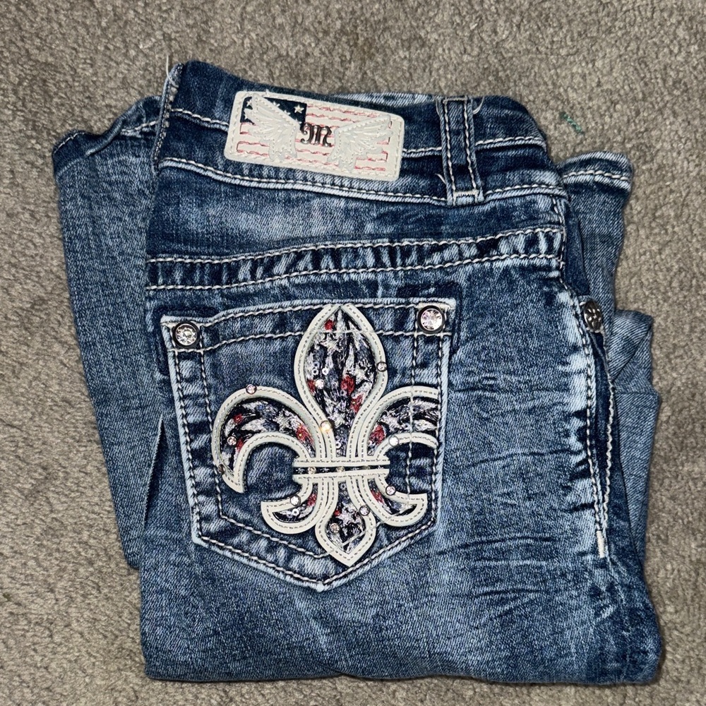 Miss Me Blue Denim Jeans